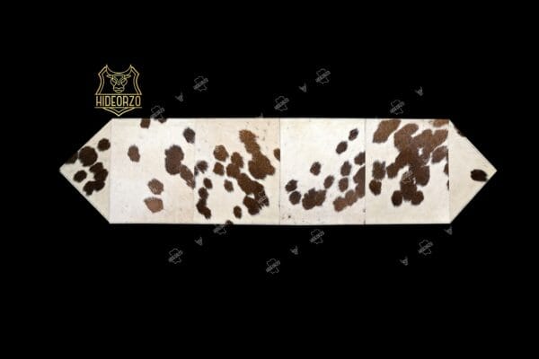 Handcrafted Cowhide Table Runner for Decor by Hideorzo