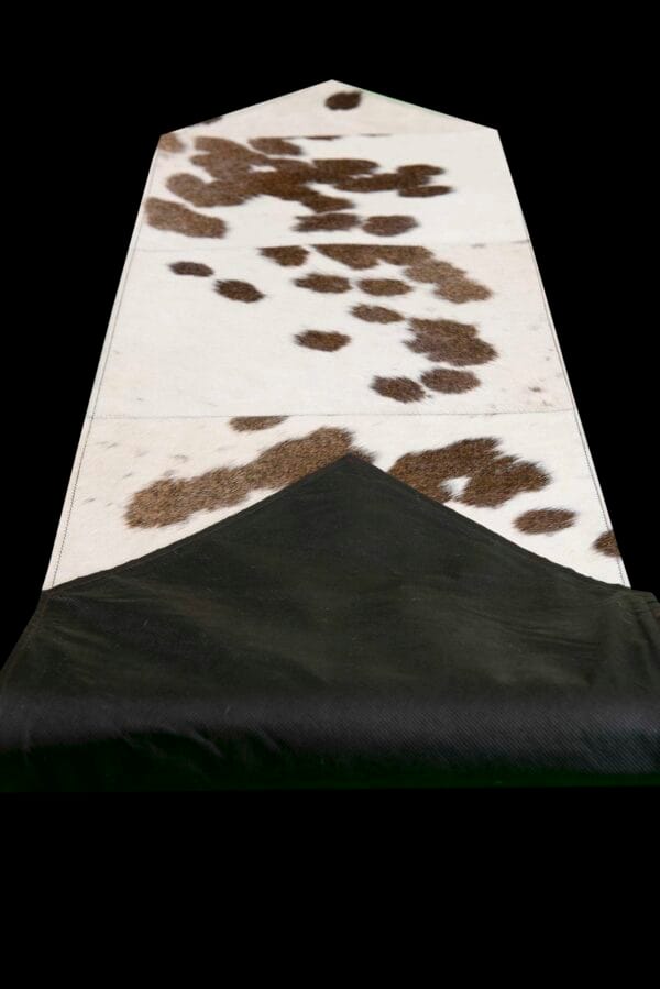 Handcrafted Cowhide Table Runner for Decor by Hideorzo