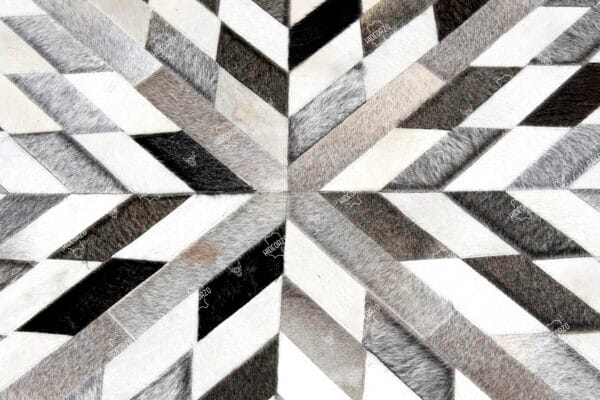 Handcrafted Cowhide Rug for Decor for Hideorzo
