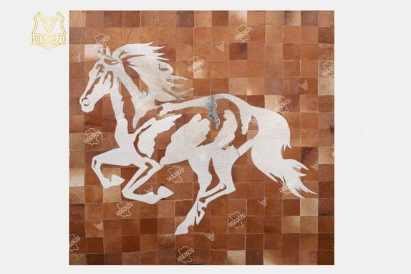 Handcrafted Cowhide Wall Hanging for Decor by Hideorzo