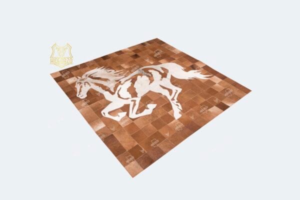 Cowhide Wall Hanging for Decor by Hideorzo