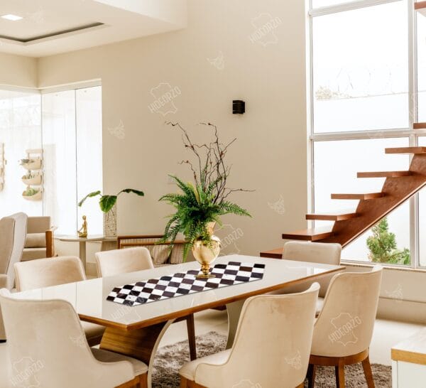 Handcrafted Cowhide Table Runner for Decor by Hideorzo