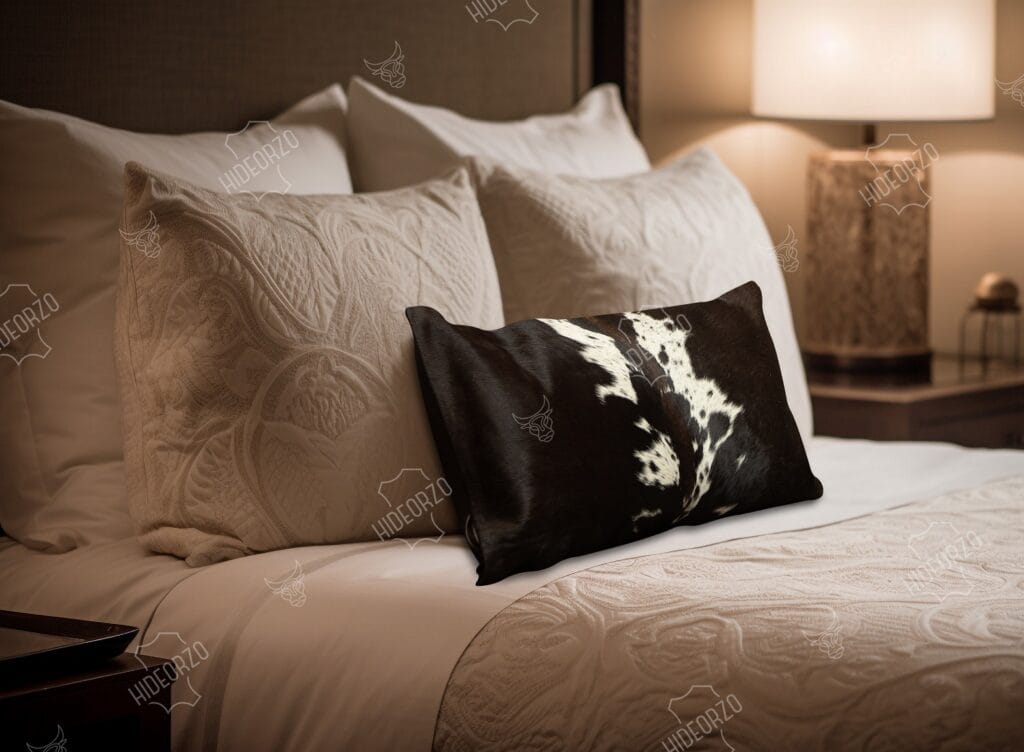 Transform Your Home with Cowhide Cushion Covers Original Cowhide Cushion for Décor by Hideorzo