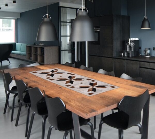 Handcrafted Cowhide Runner for Décor by Hideorzo