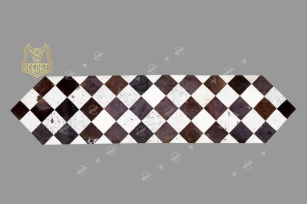 Handcrafted Cowhide Table Runner for Decor by Hideorzo