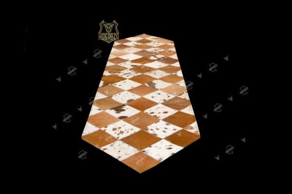 Handcrafted Cowhide Table Runner for Decor by Hideorzo