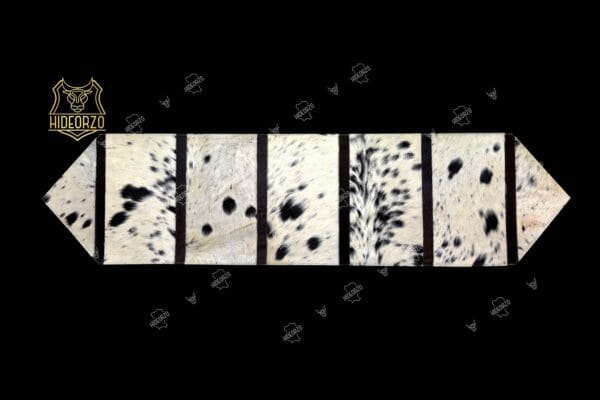 Handcrafted Cowhide Table Runner for Decor by Hideorzo