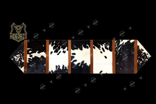 Handcrafted Cowhide table Runner for Decor by Hideorzo