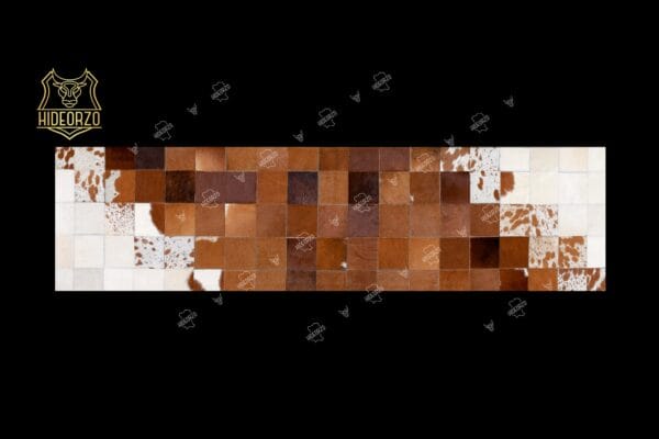 Handcrafted Cowhide Table Runner for Decor by Hideorzo