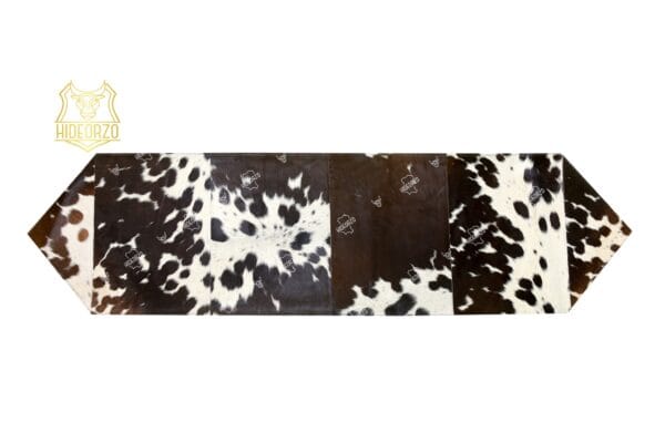 Handcrafted Cowhide Table Runner for Decor