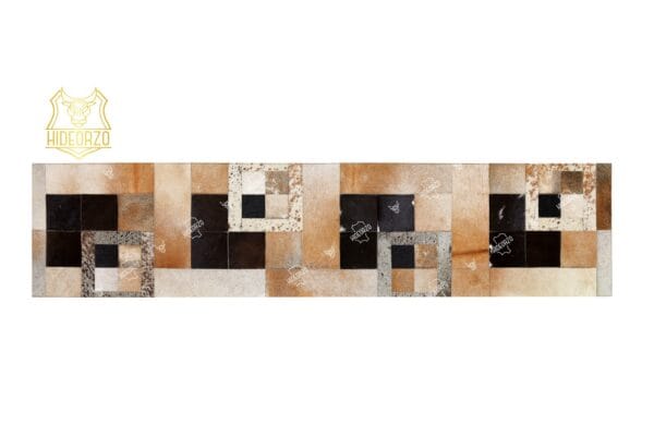 Handcrafted Cowhide Table Runner for Decor by Hideorzo