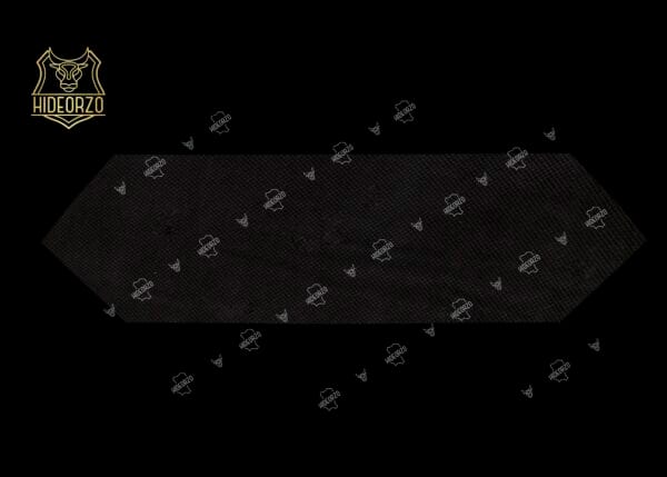 Handcrafted Cowhide Natural Leather Patchwork Table Runner for Modern Interior Décor by Hideorzo