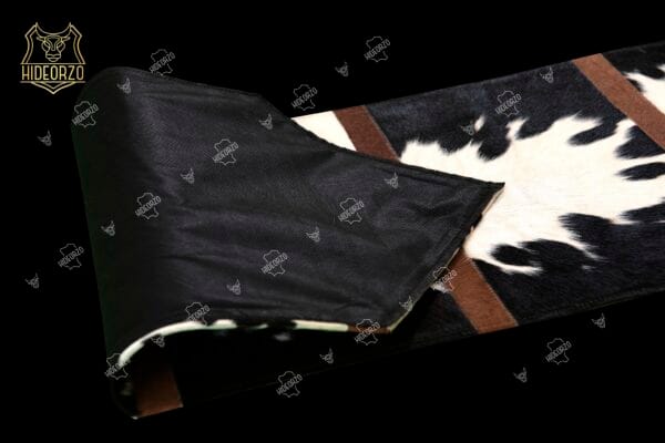 Handcrafted Cowhide Table Runner for Décor by Hideorzo