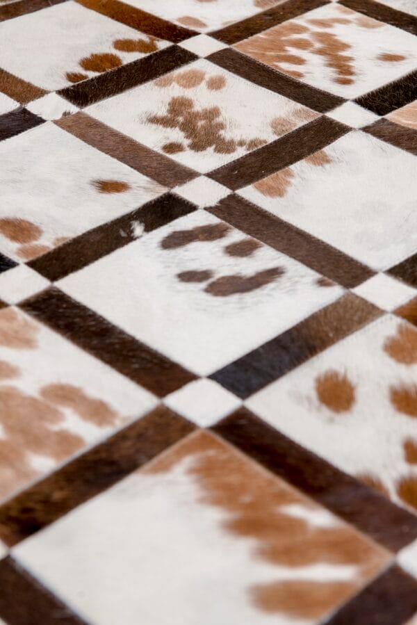 Handcrafted Cowhide Table Runner for Decor by Hideorzo