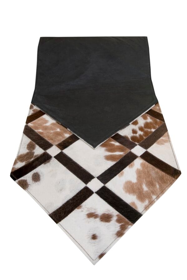 Handcrafted Cowhide Table Runner for Decor by Hideorzo
