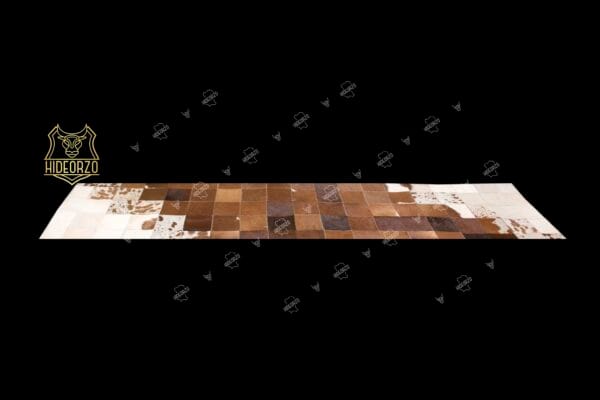 Handcrafted Cowhide Table Runner for Decor by Hideorzo