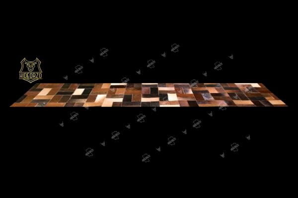 Handcrafted Cowhide Table Runner for Decor by Hideorzo