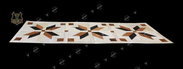 Handcrafted Cowhide Runner for Décor by Hideorzo