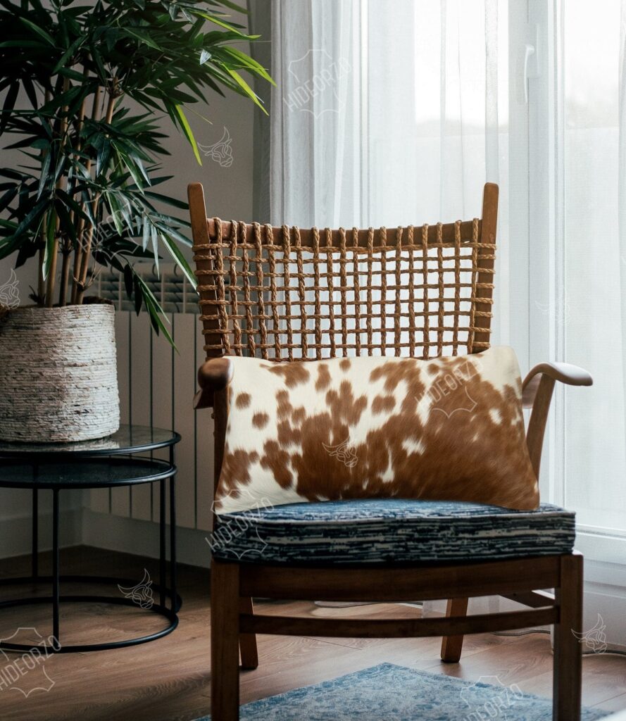 Cowhide cushion Cover
