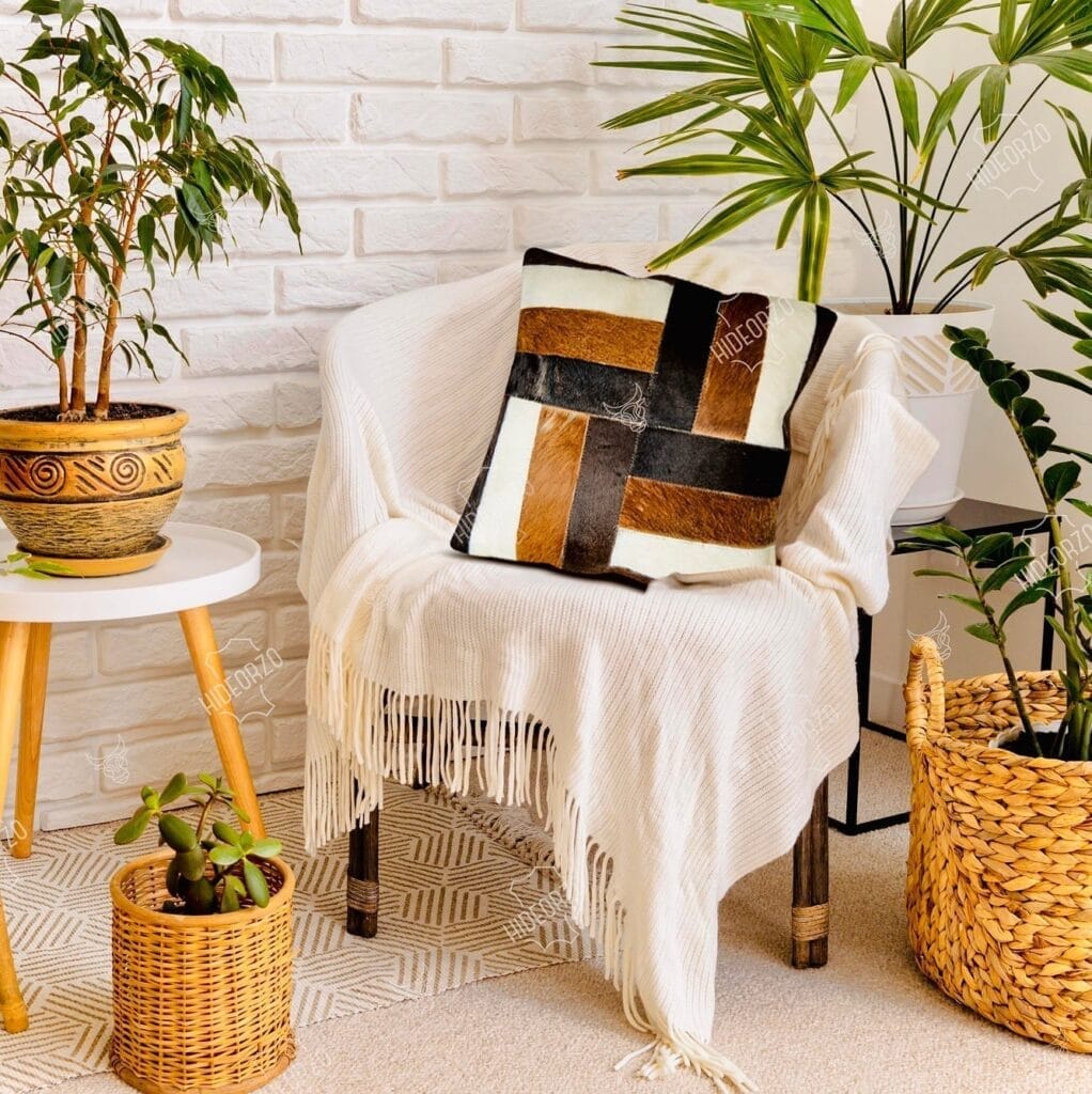 Transform Your Home with Cowhide Cushion Covers Cowhide Cushion cover by Hideorzo for Home Décor